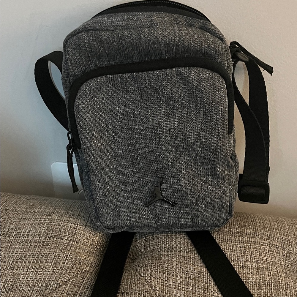 Jordan Black and Gray Crossbody
